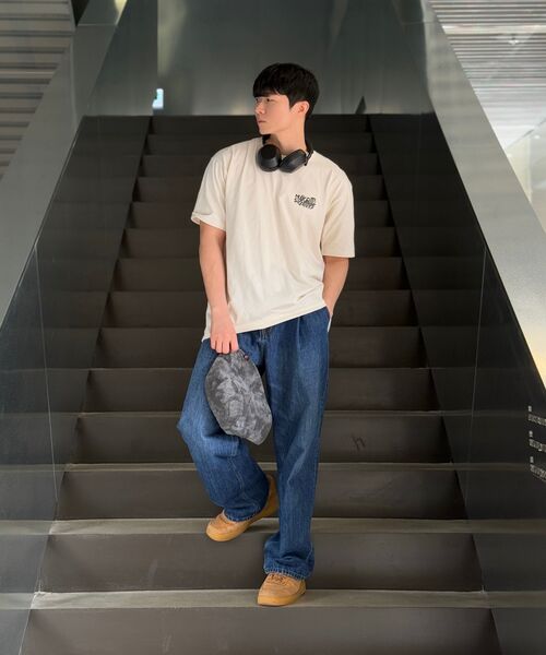 MAKEITTO（メイキット）の「[GRAFFITI LOGO] CREW NECK TEE_CREAM（Tシャツ/カットソー・メンズ・その他・M/L/XL/XXL）」の11枚目の写真