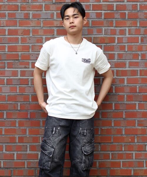 MAKEITTO（メイキット）の「[GRAFFITI LOGO] CREW NECK TEE_CREAM（Tシャツ/カットソー・メンズ・その他・M/L/XL/XXL）」の9枚目の写真