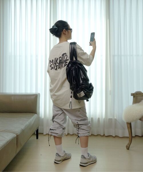 MAKEITTO（メイキット）の「[GRAFFITI LOGO] CREW NECK TEE_CREAM（Tシャツ/カットソー・メンズ・その他・M/L/XL/XXL）」の10枚目の写真