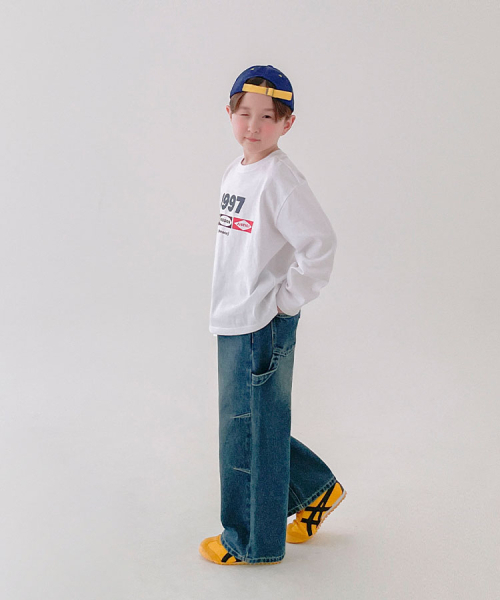 BERRYCLOSET（ベリークローゼット）の「オイルダートデニムパンツ（デニムパンツ・レディース・ブルー・11号/9号/13号/17号/7号）」の5枚目の写真