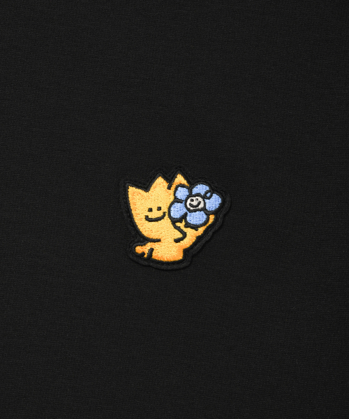 Wacky WiLLy(ワッキーウィリー)の「キキダブルワッペン半袖Tシャツブラック(Tシャツ/カットソー・レディース・その他・XX-LARGE/X-LARGE/LARGE/MEDIUM/SMALL/X-SMALL)」の4枚目の写真