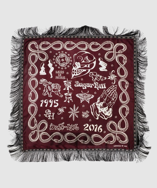 FRINGE SLIK SCARF（バンダナ/スカーフ）｜SUGARHILL（シュガーヒル