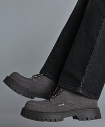 ADRER（アドラー）の「High Sole brushed Lace-Up Shoes   ハイソール ブラッシュドレースアップ シューズ（ブーツ）」