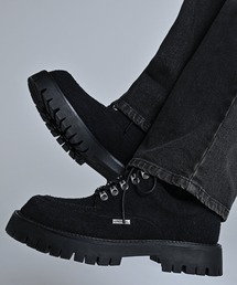ADRER（アドラー）の「High Sole brushed Lace-Up Shoes / ハイソール ブラッシュドレースアップ シューズ（ブーツ）」