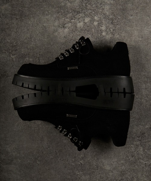 ADRER(アドラー)の「High Sole brushed Lace-Up Shoes / ハイソール ブラッシュドレースアップ シューズ(ブーツ・メンズ・ワイン/ブラック/ブラウン・XL/L/M/S/XS)」の14枚目の写真