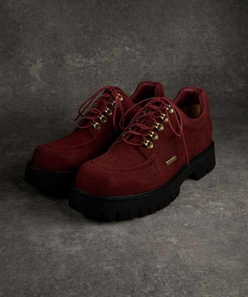 ADRER(アドラー)の「High Sole brushed Lace-Up Shoes / ハイソール ブラッシュドレースアップ シューズ(ブーツ・メンズ・ワイン/ブラック/ブラウン・XL/L/M/S/XS)」の22枚目の写真