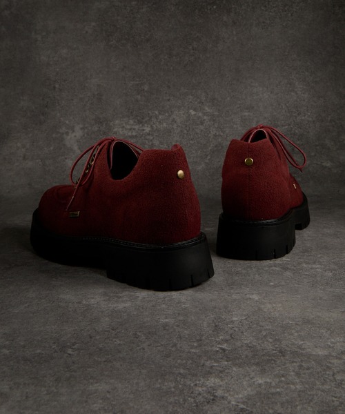High Sole brushed Lace-Up Shoes / ハイソール ブラッシュドレース
