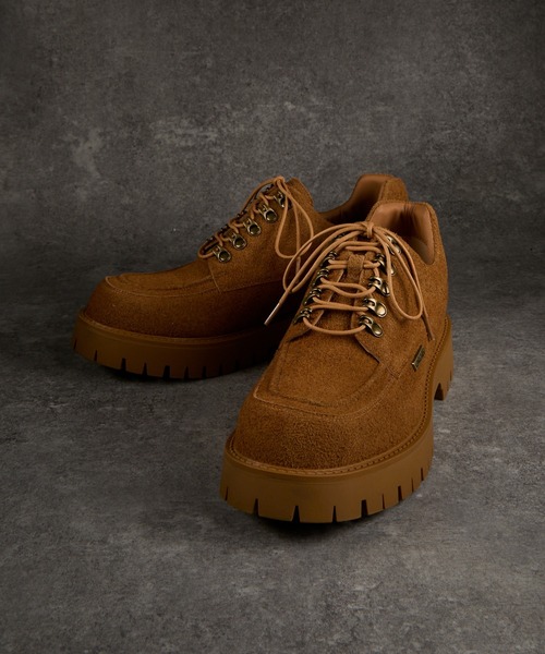 ADRER(アドラー)の「High Sole brushed Lace-Up Shoes / ハイソール ブラッシュドレースアップ シューズ(ブーツ・メンズ・ワイン/ブラック/ブラウン・XL/L/M/S/XS)」の16枚目の写真