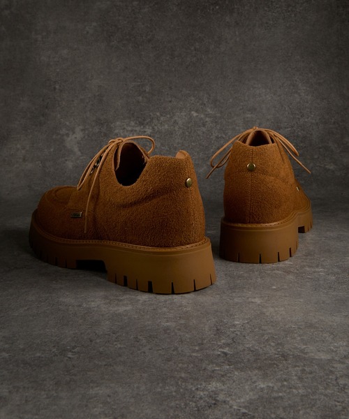 ADRER(アドラー)の「High Sole brushed Lace-Up Shoes / ハイソール ブラッシュドレースアップ シューズ(ブーツ・メンズ・ワイン/ブラック/ブラウン・XL/L/M/S/XS)」の17枚目の写真