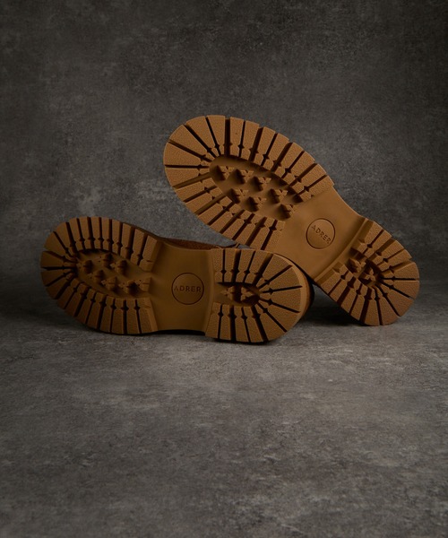 ADRER(アドラー)の「High Sole brushed Lace-Up Shoes / ハイソール ブラッシュドレースアップ シューズ(ブーツ・メンズ・ワイン/ブラック/ブラウン・XL/L/M/S/XS)」の18枚目の写真