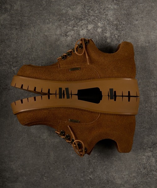 ADRER(アドラー)の「High Sole brushed Lace-Up Shoes / ハイソール ブラッシュドレースアップ シューズ(ブーツ・メンズ・ワイン/ブラック/ブラウン・XL/L/M/S/XS)」の20枚目の写真