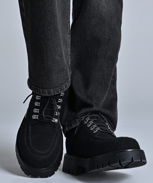 ADRER（アドラー）の「High Sole brushed Lace-Up Shoes / ハイソール