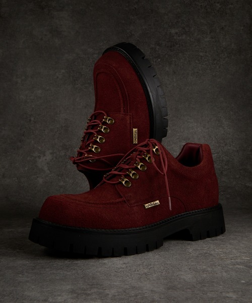 ADRER(アドラー)の「High Sole brushed Lace-Up Shoes / ハイソール ブラッシュドレースアップ シューズ(ブーツ・メンズ・ワイン/ブラック/ブラウン・XL/L/M/S/XS)」の21枚目の写真
