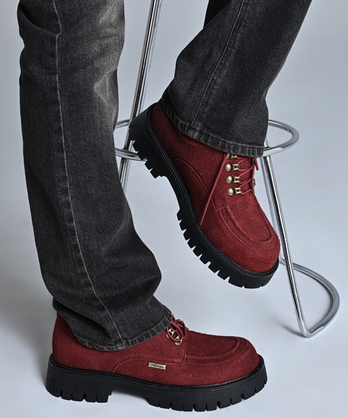 High Sole brushed Lace-Up Shoes / ハイソール ブラッシュドレース