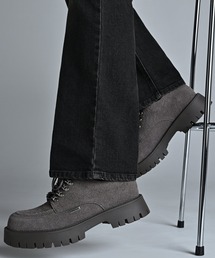 ADRER（アドラー）の「High Sole brushed Lace-Up Shoes   ハイソール ブラッシュドレースアップ シューズ（ブーツ）」