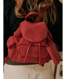 ALLINCOMPLETE（オールインコンプリート）の「ヌーベスウェードミニバックパック（レッド）（バックパック/リュック）」