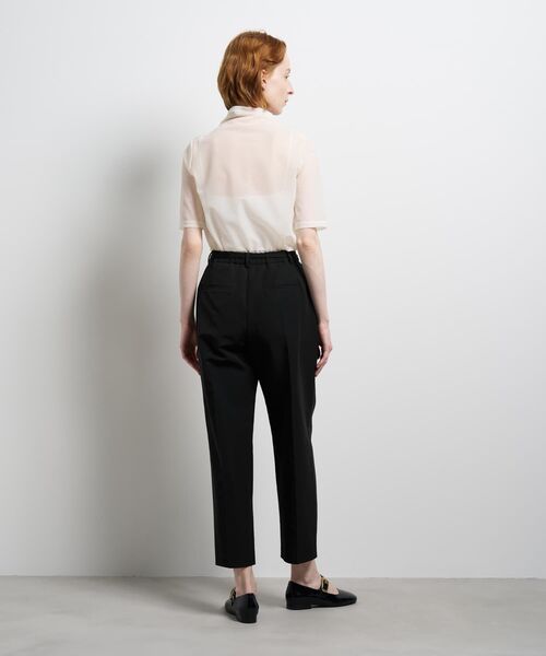 LANVIN en Bleu(ランバンオンブルー)の「グログランタックテーパードパンツ(その他パンツ・レディース・ブラック・38/36)」の4枚目の写真