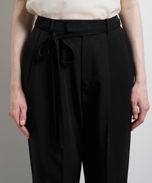 LANVIN en Bleu(ランバンオンブルー)の「グログランタックテーパードパンツ(その他パンツ・レディース・ブラック・38/36)」の8枚目の写真