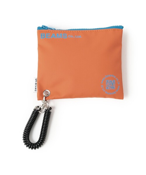 bpr BEAMS（ビーピーアール ビームス ）の「bPr BEAMS / ターポリン ロゴ ポーチ S（ポーチ・レディース・テラコッタ/サックスブルー/グレー/ネイビー/イエロー・ONE SIZE）」の20枚目の写真