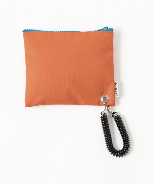 bpr BEAMS（ビーピーアール ビームス ）の「bPr BEAMS / ターポリン ロゴ ポーチ S（ポーチ・レディース・テラコッタ/サックスブルー/グレー/ネイビー/イエロー・ONE SIZE）」の19枚目の写真