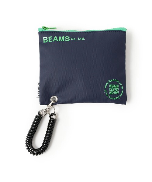 bpr BEAMS（ビーピーアール ビームス ）の「bPr BEAMS / ターポリン ロゴ ポーチ S（ポーチ・レディース・テラコッタ/サックスブルー/グレー/ネイビー/イエロー・ONE SIZE）」の8枚目の写真