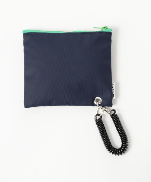 bpr BEAMS（ビーピーアール ビームス ）の「bPr BEAMS / ターポリン ロゴ ポーチ S（ポーチ・レディース・テラコッタ/サックスブルー/グレー/ネイビー/イエロー・ONE SIZE）」の7枚目の写真