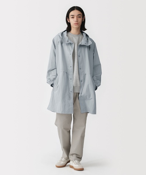無印良品（ムジルシリョウヒン）の「紳士　撥水フード付きコート（その他アウター・メンズ・ブルー系/グレー/ブラック・M/L/XL/S）」の9枚目の写真