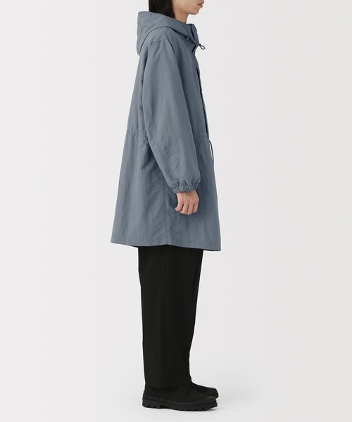 無印良品（ムジルシリョウヒン）の「紳士　撥水フード付きコート（その他アウター・メンズ・ブルー系/グレー/ブラック・M/L/XL/S）」の14枚目の写真