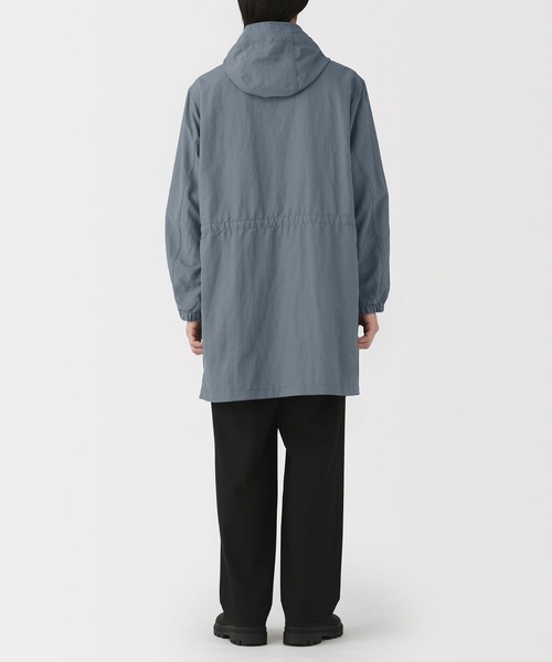 無印良品（ムジルシリョウヒン）の「紳士　撥水フード付きコート（その他アウター・メンズ・ブルー系/グレー/ブラック・M/L/XL/S）」の15枚目の写真