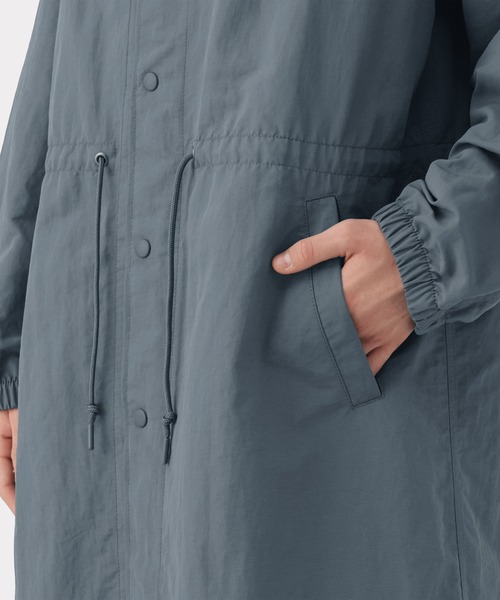 無印良品（ムジルシリョウヒン）の「紳士　撥水フード付きコート（その他アウター・メンズ・ブルー系/グレー/ブラック・M/L/XL/S）」の17枚目の写真