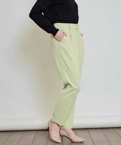 PICCIN（ピッチン）の「センタープレスカラーパンツ（その他パンツ・レディース・ブラック/ラベンダー/ライトグリーン・S/M）」の16枚目の写真