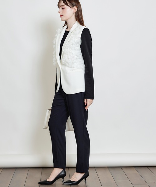 PICCIN（ピッチン）の「センタープレスカラーパンツ（その他パンツ・レディース・ブラック/ラベンダー/ライトグリーン・S/M）」の9枚目の写真