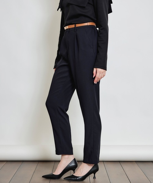 PICCIN（ピッチン）の「センタープレスカラーパンツ（その他パンツ・レディース・ブラック/ラベンダー/ライトグリーン・S/M）」の5枚目の写真