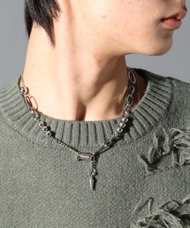 LAND MUSEUM（ランドミュージアム）の「LAND MUSEUM／ミックススパイクネックレス（ネックレス）」