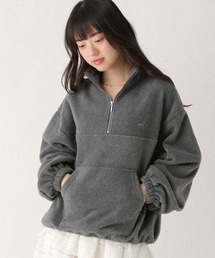 ハーフZIPフリースプルオーバー　647913