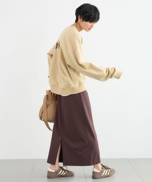 BARNYARDSTORM（バンヤードストーム）の「BARNYARDSTORM / ルーズシルエットロゴプルオーバー（スウェット・レディース・ベージュ/ホワイト・FREE）」の18枚目の写真