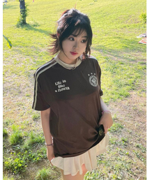 HAVISM（ヘビズム）の「LLF UNIFORM S/S TEE(BROWN)（Tシャツ/カットソー）」