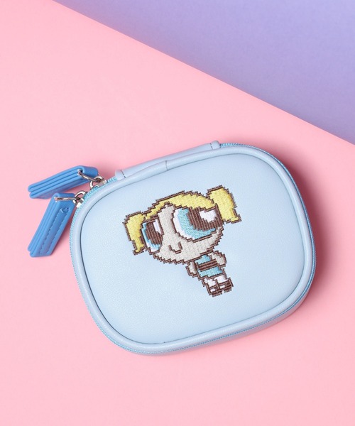 マコワー♡ガールズファションポーチ♡10㎝【ハンドメイド】H ThePowerpuffGirls パワーパフガールズ アクセサリーポーチ（ポーチ