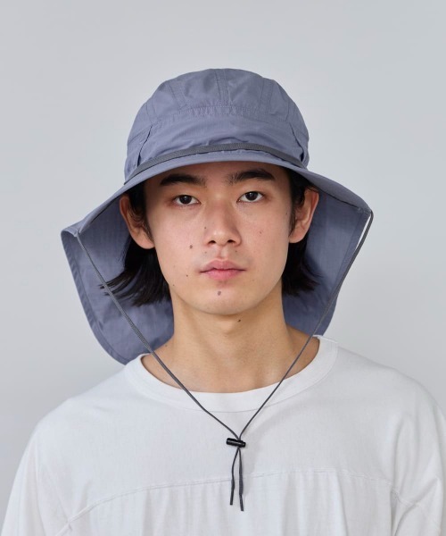 OVERRIDE(オーバーライド)の「OVERRIDE OGC RIP-STOP SUNSHADE HAT / オーバーライド(ハット・メンズ・ホワイト/ブラウン/ブラック/ブルー・59cm)」の18枚目の写真