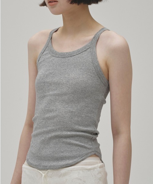 TODAYFUL（トゥデイフル）の「Soft Fraice Camisole（キャミソール・レディース・アイボリー/スミクロ/グレー・FREE）」の9枚目の写真