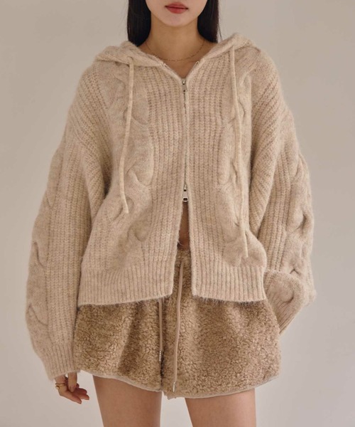 ACYM（アシーム）の「フラッフィーボアショートパンツ（その他パンツ・レディース・アイボリー/ベージュ・FREE）」の8枚目の写真