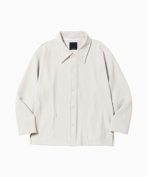 meanswhile(ミーンズワイル)の「Uneven Anonymous Coverall(その他アウター・メンズ・ブラック系/ホワイト・1(S)/2(M)/3(M))」の2枚目の写真