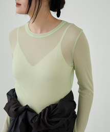 《追加》IENA LA BOUCLE 水撚りガスフライスクルーロングTシャツ
