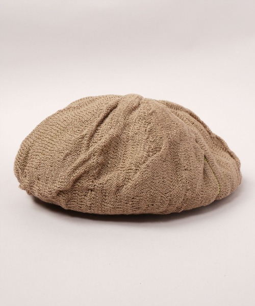 CA4LA（カシラ）の「BOMO BERET（ハンチング/ベレー帽・レディース・ベージュ/ネイビー/ブラック・ONESIZE）」の8枚目の写真