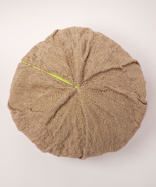 CA4LA（カシラ）の「BOMO BERET（ハンチング/ベレー帽・レディース・ベージュ/ネイビー/ブラック・ONESIZE）」の9枚目の写真