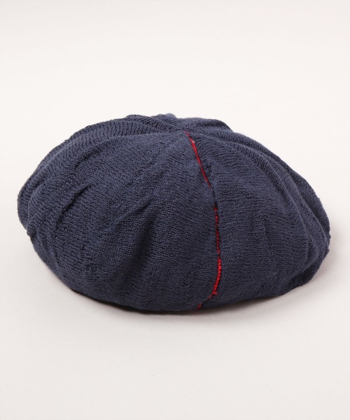 CA4LA（カシラ）の「BOMO BERET（ハンチング/ベレー帽・レディース・ベージュ/ネイビー/ブラック・ONESIZE）」の7枚目の写真