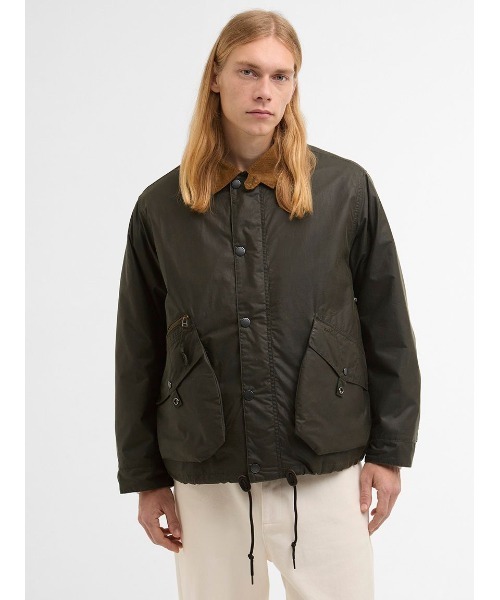 Barbour(バブアー)の「Modified Endurance ワックスジャケット(ブルゾン・メンズ・ネイビー/オリーブ・X-SMALL/SMALL/MEDIUM)」の4枚目の写真