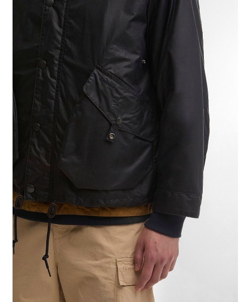 Barbour(バブアー)の「Modified Endurance ワックスジャケット(ブルゾン・メンズ・ネイビー/オリーブ・X-SMALL/SMALL/MEDIUM)」の14枚目の写真