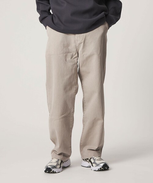 A DAY IN THE LIFE UNITED ARROWS（アデイインザライフユナイテッドアローズ）の「フェード チノバギースラックス＜A DAY IN THE LIFE＞（スラックス・メンズ・ブラック/ナチュラル・L/M）」の2枚目の写真
