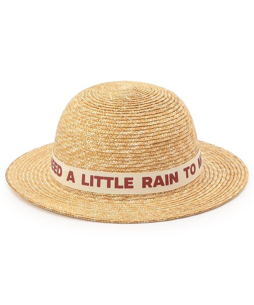 p.premier（ピードットプルミエ）の「ロゴリボンストローハット（ハット・キッズ・ブラウン/アイボリー・56/54/52/50）」の11枚目の写真